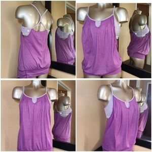 Lululemon No Limit 2-in-1 Sports Bra + Tank Top